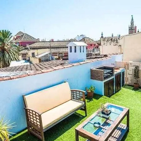 Atico Con Piscina Junto Catedral De Sevilla Zewnętrze zdjęcie